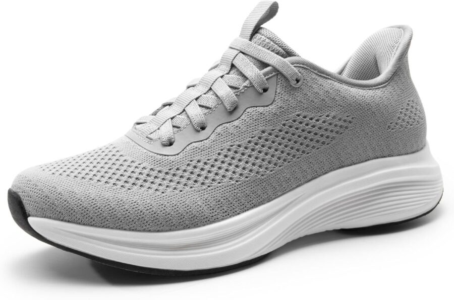 men Hands Free Slip- Walking Shoes Casual Breathable Comfortable Knit Sneaker
