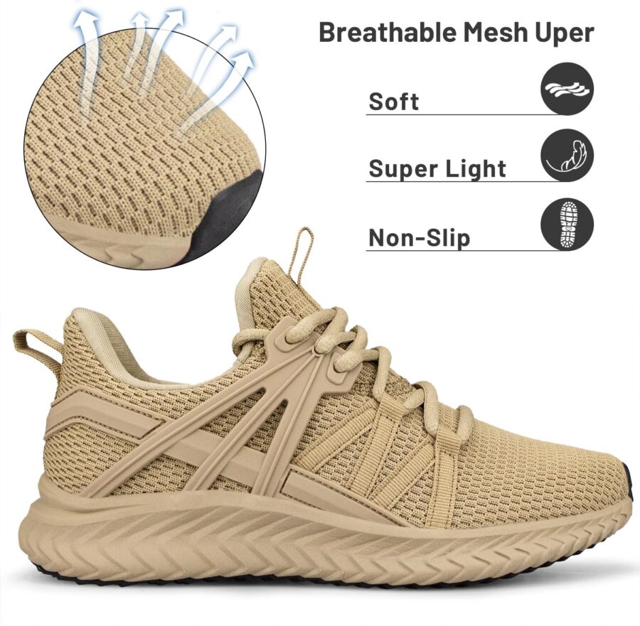 Women Slip On Sneakers Women Walking Tennis Shoes Lightweight Casual Sneakers for Gym Travel Work - Image 2
