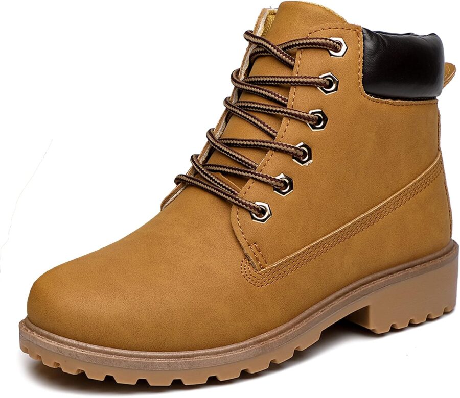 Women Work Boots Hiking - Waterproof Outdoor Construction Motorcycle Combat